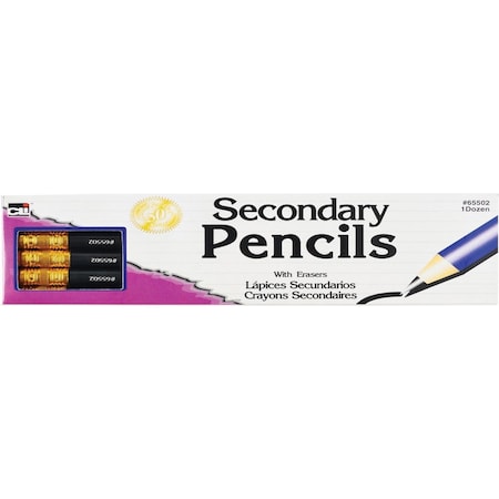 Pen2Paper Secondary Pencil - Black - Count 144 PE3739401
